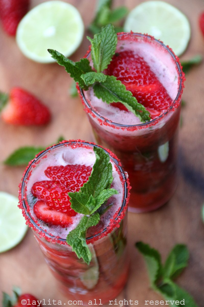 strawberry mojito from Laylita blog