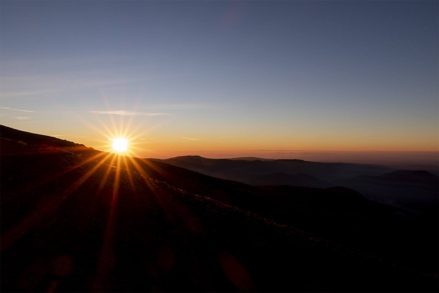 sunrise on Mt. Hood