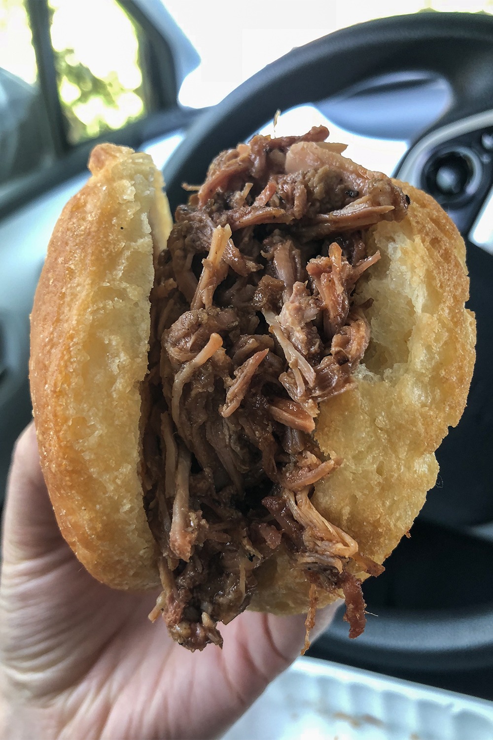 pulled pork sandwich