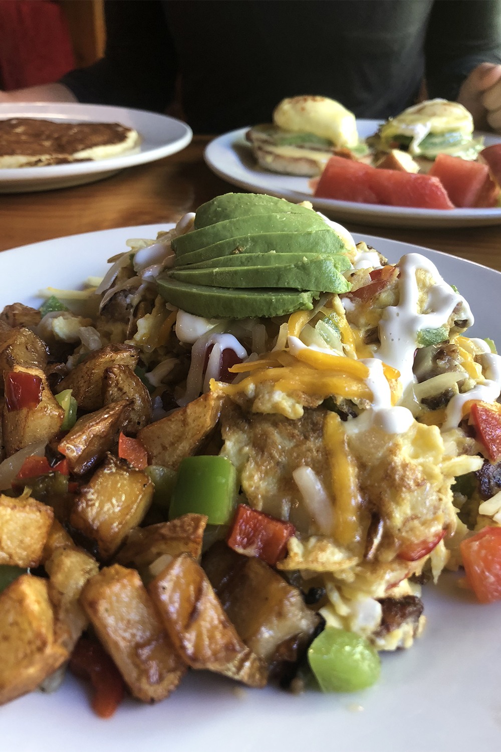 egg scramble with potatoes