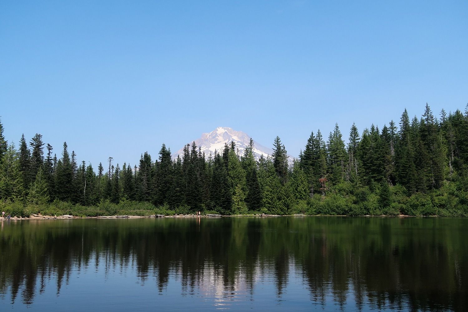 Mirror Lake Mt Hood view